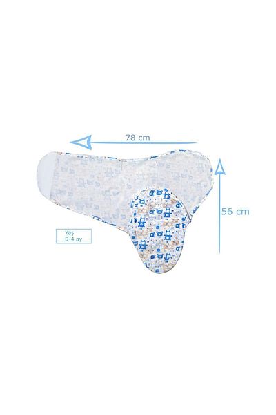 Ferdys 0-4 months Premium Baby Swaddle, Cotton Baby Swaddle, Patterned Swaddle