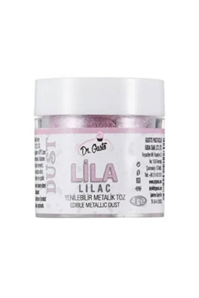 Dr. Gusto Dr Gusto Yenilebilir Metalik Toz Boya Lila 4 gr