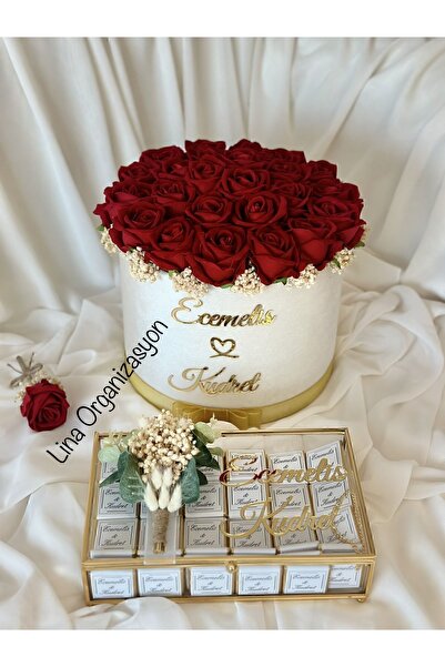 lina organizasyon Kız İsteme Çikolatası Söz Çikolatası Nişan Çikolatası İstem...