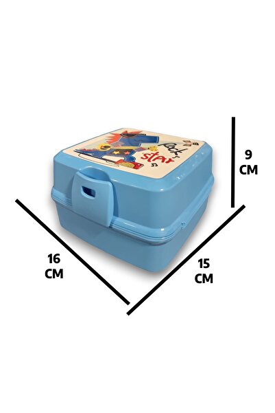 Open Home Concept Rock Star Blue Premium Lunch Box - 4 Compartments