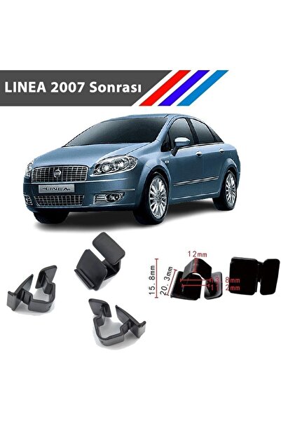 OTOKAYAPARCA Fiat Linea Fiorino Egea Doblo Kaput Izalatör Klipsi 25 Adet