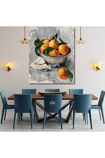 LİLYHOBBYLAND Sayılarla Boyama Hobi Seti Kasedeki Portakal Renkli Baskılı (ÇE...