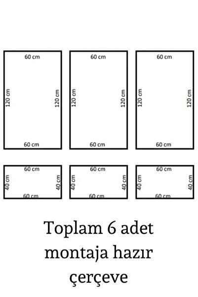 Genel Markalar House Style Boyanabilir Strafor 4 Cm Duvar Çıtası 6 Adet Hazır...