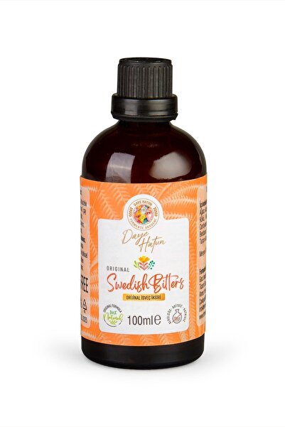 DAYE HATUN Original Swedish Bitters / Orijinal Isveç Iksiri (ALKOLSÜZ, ASİTSİZ, KATKISIZ, ORGANİK - 100 ML)