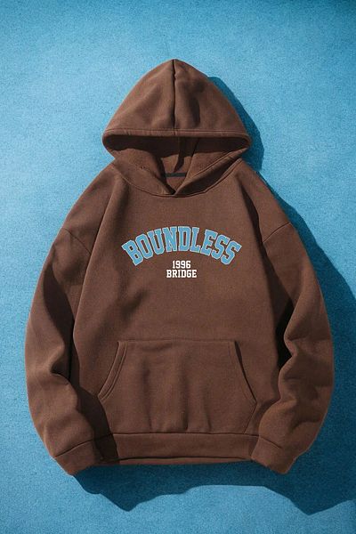 uyguntarz Извънгабаритен суитшърт Boundless с шарки на Bridge от 1996 г