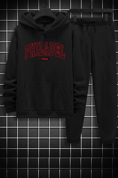 uyguntarz Σετ φόρμας Unisex Philadelphia printed