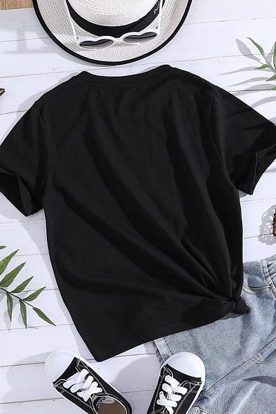 uyguntarz Kinder-Cartoon-T-Shirt aus Baumwolle