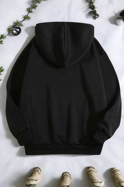uyguntarz Übergroßes Baseball-Sweatshirt mit Aufdruck