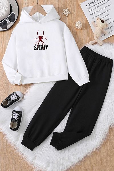 uyguntarz Σετ φόρμας παιδικής στάμπας Spirit