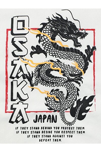 uyguntarz Φούτερ με κουκούλα Unisex Osaka με στάμπα