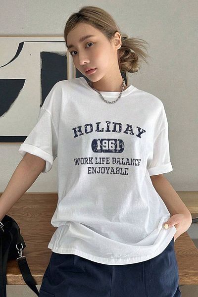 uyguntarz Unisex T-Shirt mit Urlaubs-Print