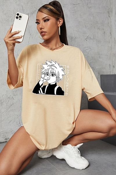 uyguntarz Μπλουζάκι Unisex Killua Zoldyck Printed