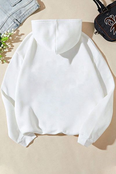uyguntarz Κλασικό μοτίβο oversize φούτερ