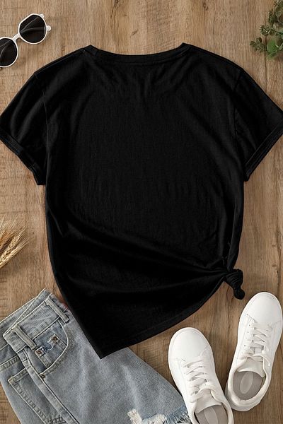 uyguntarz Μπλουζάκι Unisex Forever Love με στάμπα Oversize