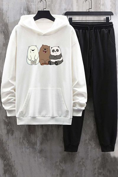 uyguntarz Σετ φόρμας Unisex Friendly Bears