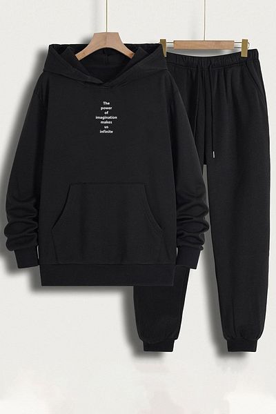 uyguntarz Unisex The Power Printed Σετ φόρμες