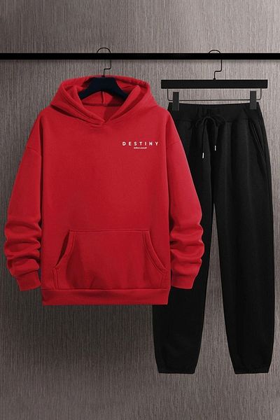 uyguntarz Bedrucktes Unisex-Trainingsanzug-Set „Destiny“.
