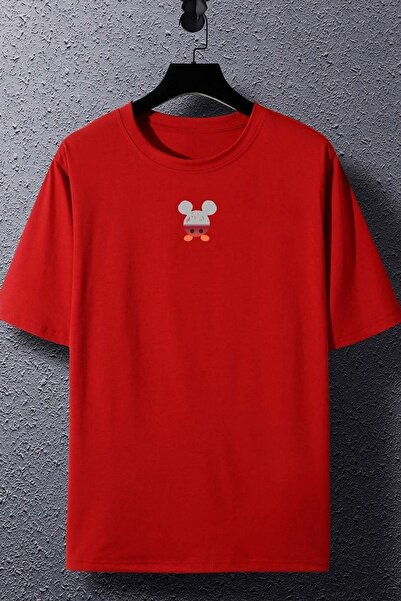 uyguntarz Unisex Mause Printed T-shirt