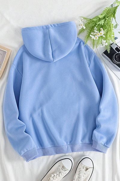 uyguntarz Unisex φούτερ με στάμπα Panda Oversize
