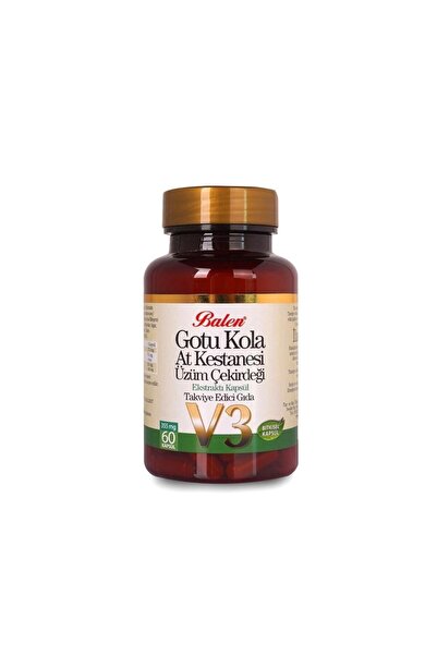 Balen Gotu Kola & At Kestanesi ( V-3 ) Ekstraktı Kapsül 355 Mg*60