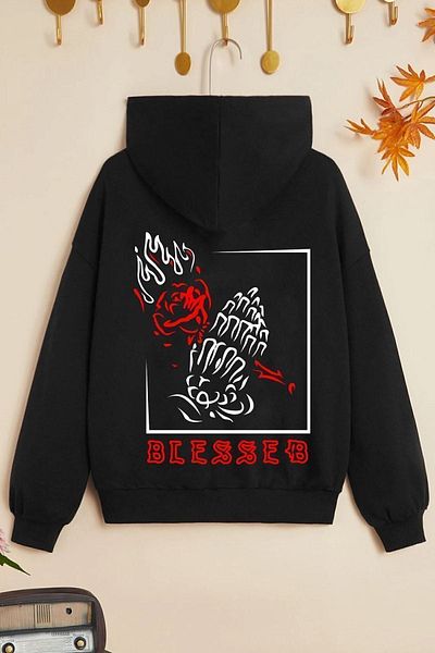 uyguntarz Детски суичър с щампа Blesseb