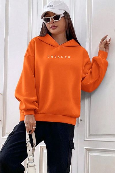 uyguntarz Sweatshirt mit Oversize-Print „Dreamer“