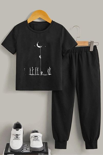 uyguntarz Παιδικό Σετ αθλητικής φόρμας με θέμα Space