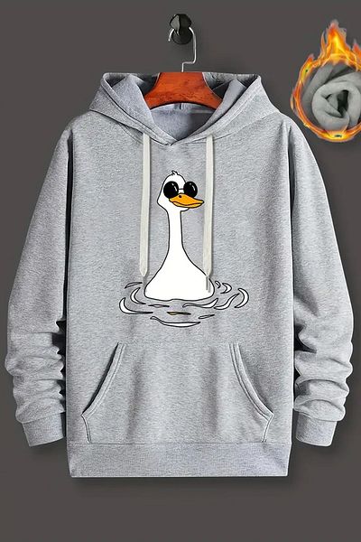 uyguntarz Prosta wzorzysta bluza oversize