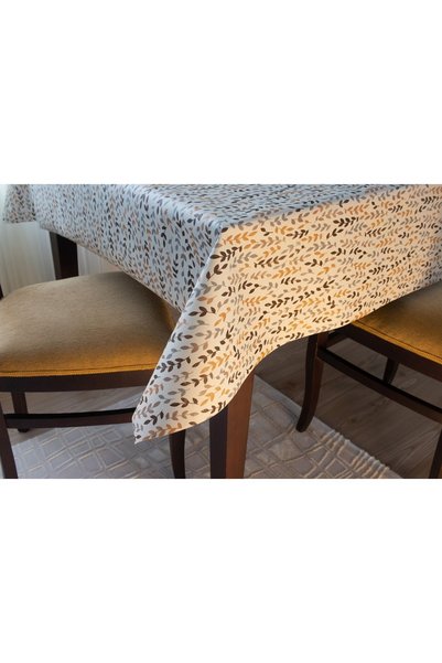 Barış Home Collection Lined Wipeable Hygienic Oilcloth PVC Tablecloth 1184-3