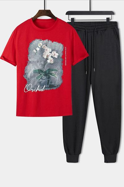 uyguntarz Unisex Orchid You 2-Piece Tracksuit Set