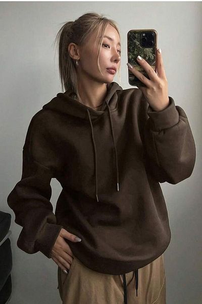 uyguntarz Übergroßes Sweatshirt mit „Do What“-Print