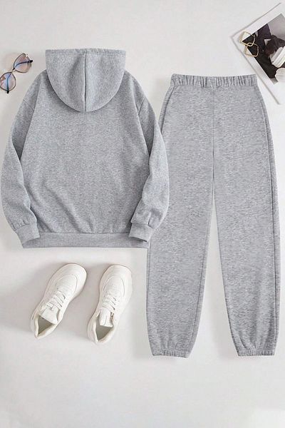 uyguntarz Σετ άνετες φόρμες Unisex Sleepy Panda με στάμπα