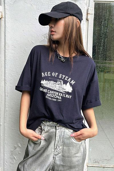 uyguntarz Unisex-T-Shirt mit aufgedrucktem Age Of Steam-Design