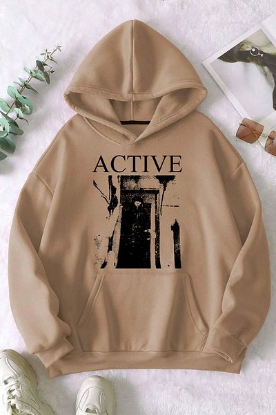 uyguntarz Oversize Active printed φούτερ