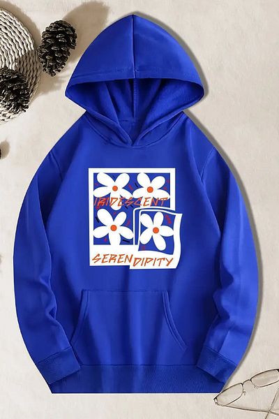 uyguntarz Iridescentní oversize mikina Serendipity s potiskem