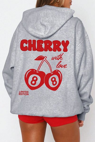 uyguntarz Kirschbedrucktes Sweatshirt