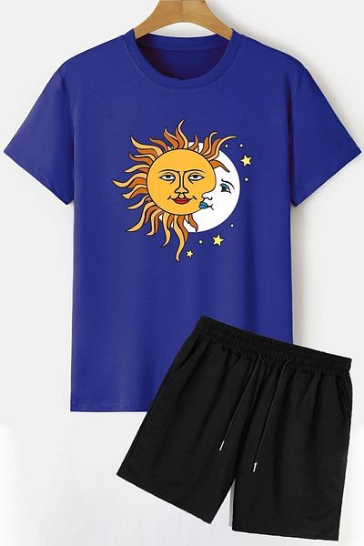 trendypassion Σετ φόρμας μπλουζάκι με θέμα Universe