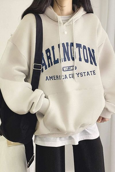 uyguntarz Unisex φούτερ με στάμπα Arlington