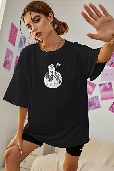 uyguntarz Tricou cu imprimeu unisex astronaut