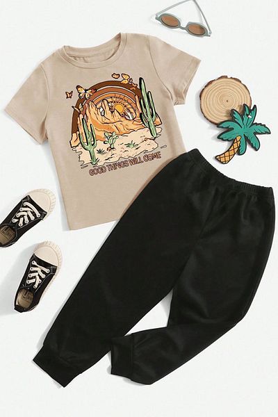uyguntarz Arizona Bottom – Top-Trainingsanzug-Set für Kinder