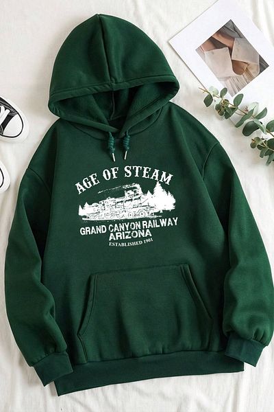 uyguntarz Φούτερ με στάμπα Age Of Steam