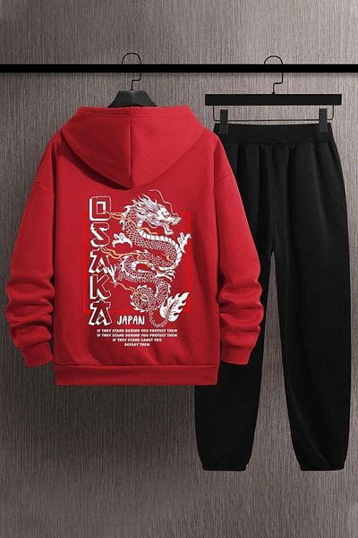 uyguntarz Bedrucktes Unisex-Trainingsanzugset „Osaka“.