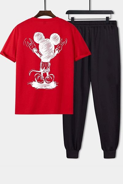 uyguntarz Unisex Usual Suspect Printed 2-Piece Tracksuit Set