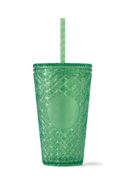 Starbucks Yeşil Renkli Soğuk Içecek Bardağı 473 Ml