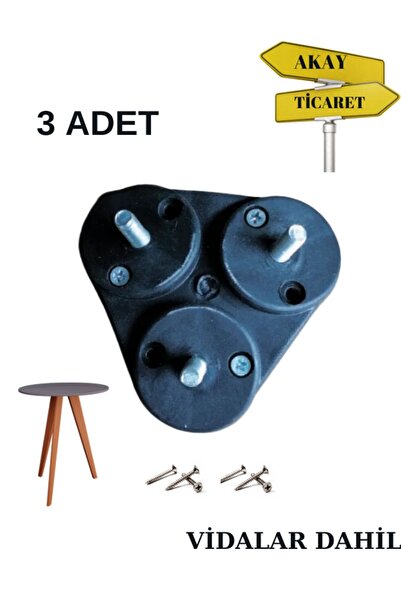 Akay 3'lü Açılı Aparat 3 Adet