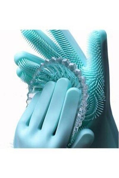 Hop Yanımda Magic Gloves Magic Dishwashing Gloves Kitchen Bathroom Cleaning Brush Auto Home Work Practical