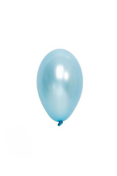 Öz-bal Metallic Light Blue 10Pcs Good Quality 5 Inch Balloons - Affordable Prices for Party and Events
