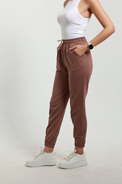 TKT Γυναικείο χτενισμένο βαμβακερό φούτερ - Ελαστικό πόδι