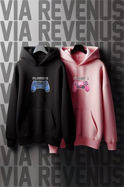 Vordevia Kombinovana majica igrača Valentine's Štampano - Oversize kroj