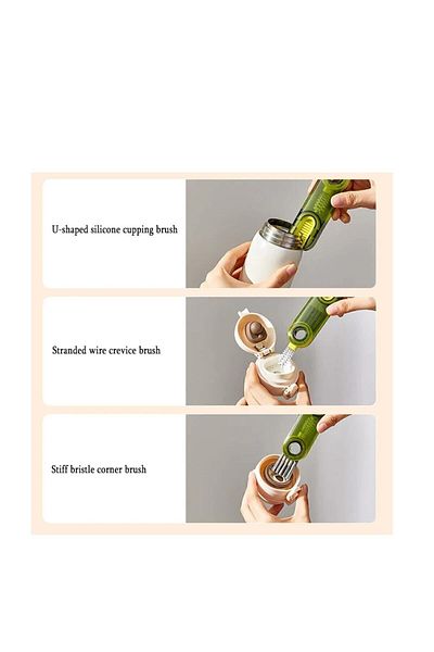 Keyfi Sepet Multi-Purpose 3 In 1 Multifunctional Cleaning Brush